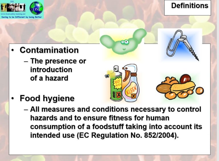 Contamination And Food Hygiene Food Safety Training